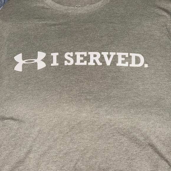 Under Armour Mens I Served T Shirt | Size: Medium | Color: Green | - Picture 3 of 5